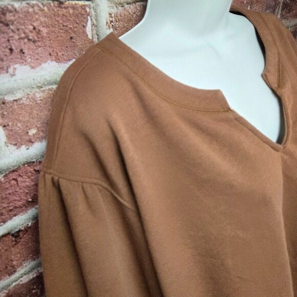 Women's A.N.A. A New Aproach Cozy Knit Top Size 0X - Picture 4 of 7